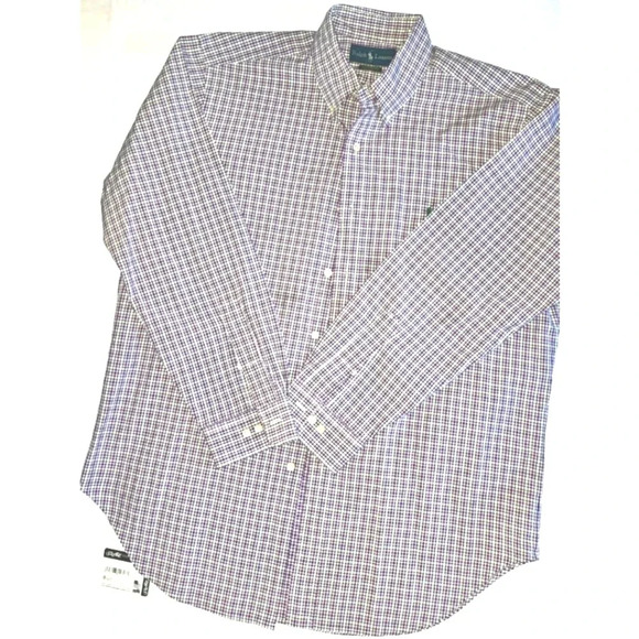 Polo Ralph Lauren Embroidered Logo Classic Fit Button Down Shirt - Picture 2 of 8